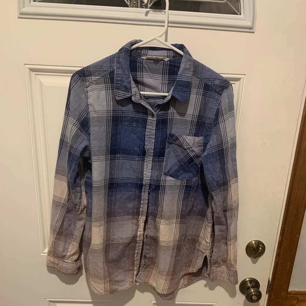 Plaid button up shirt